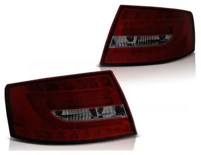 Produktbild von LED Lightbar Rückleuchten passend für Audi A6 C6 4F Limo Bj. 04-08 Rot/Smoke 7-PIN