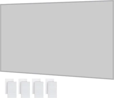 Zdjęcie produktu dla Tablica suchościeralna 60x90 cm, zestaw 14 sztuk, magnetyczna, z markerami, do biura