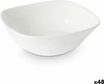 Obrázek produktu pro Vivalto Mísa bílá 11 x 4 x 11 cm (48 ks) Čtvercová