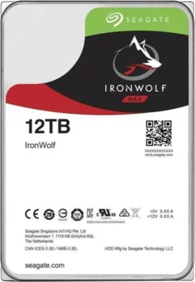 Image de Seagate IronWolf ST12000VN0008 - Disque dur - 12 To - interne - 3.5" (8.9 cm)