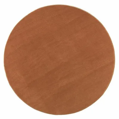Image de Unyqoos® Relax Samba – Tapis rond lavable, unie, en polyester, couleur or, diamètre 200 cm, peluche courte, 1250 g/m², OEKO-TEX 100