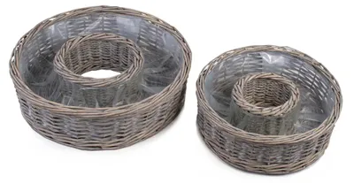 Immagine prodotto di Vassoi rotondi per piante da esterno Anelli per piante grigio 40, 50 cm