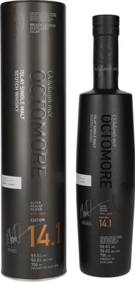 Produktbild von Bruichladdich Octomore 14.1 + Box 700ml 59,6% Vol.