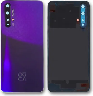 Produktbild von Original Huawei Nova 5T YAL-L21 Akkudeckel mit Kameraglas Midsummer Purple Neu