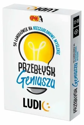 Zdjęcie produktu dla Przebłysk geniuszu. 150 łamigłówek na nieszablon.. - EPEE