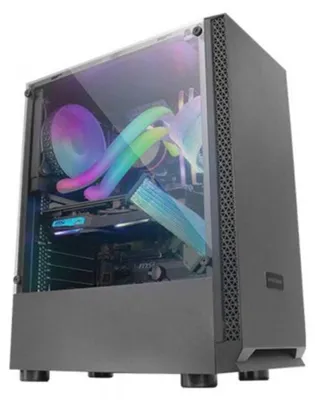 Produktbild von Mars Gaming MCN2, PC, Schwarz, ATX, micro ATX, Mini-ITX, Gaming, 16 cm, 30,6 cm