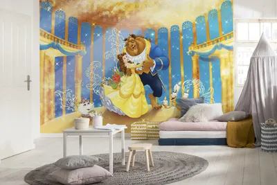 Produktbild von Komar Fototapete "Beauty and the Beast", bunt, 368 x 254 cm; 8-4022