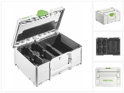 Productafbeelding van Festool SYS3 M 187 ENG 18V Systainer gereedschapskoffer ( 577133 ) + inzetstuk voor 4x accu en 2x oplader