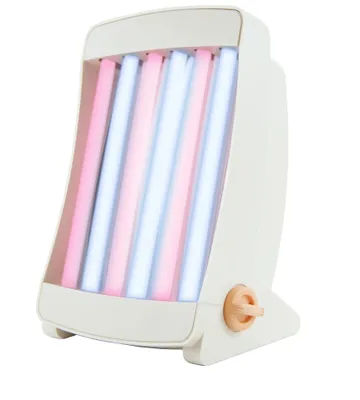 Image de Solarium facial GB 906 C, blanc crème, 2 lunettes de protection incluses, 90W
