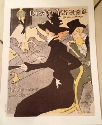 Productafbeelding van Divan Japonais - Lautrec - Poster/Affiche - 24x30 cm