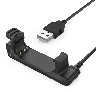 Image de Chargeur MoKo compatible avec Garmin Forerunner 220, câble USB de rechange, station de charge, connecteur de charge pour montre GPS Forerunner 220, montre connectée, noir