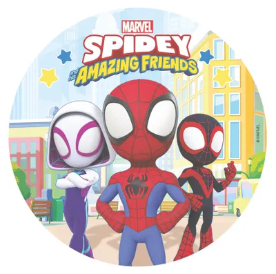 Produktbild von Tortenaufleger Spidey und seine Freunde 20 cm -