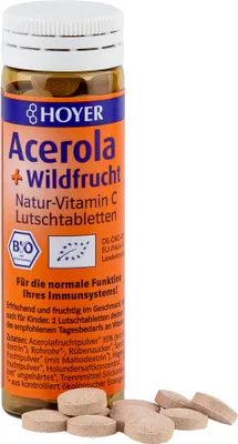 Produktbild von Hoyer 378956, Tablet, Vitamin C, 30 g, 60 Stück(e)