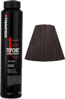 Produktbild von Goldwell Topchic The Naturals, Braun, 4NN, Mid Brown Extra, Unisex, 250 ml, Alle Haare