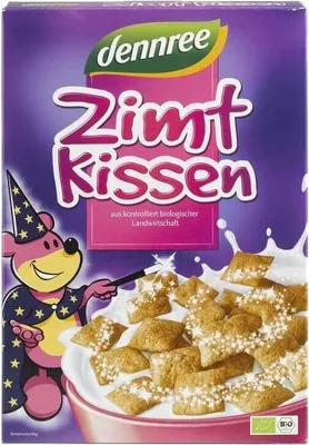 Obrázok produktu pre Raňajkové cereálie, škoricové vankúšiky300 g - DENNREE
