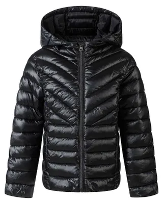 Produktbild von Minoti - Steppjacke für Mädchen, mit Kapuze MN457 (104) (Schwarz)