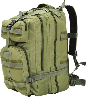 Image de Sac à dos style militaire 50 L vert olive