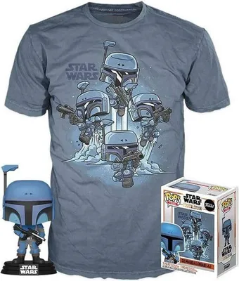 Obrázek produktu pro Funko Pop! - Mandalorian L - Set POP & Tee Star Wars vinylová figurka