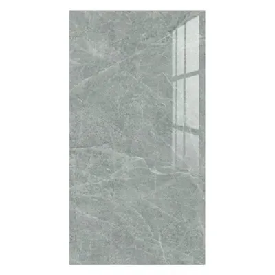 Produktbild von Fliesenaufkleber Klebefliesen Selbstklebende Küche, 60 x 30 cm (10 St), Wasserdicht, Abnehmbare Fliesen Folie für Küchenrückwand,Bad,Schrank, Hellgrau