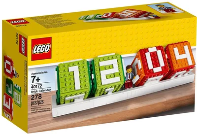 Produktbild von LEGO Iconic Brick Calendar - 40172, Bausatz, 7 Jahr(e), 278 Stück(e)