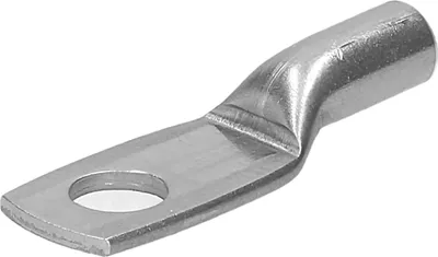 Productafbeelding van 10 stuks Kalitec ER06-5 roestvrijstalen buiskabelschoen V4A, 1,5-2,5mm² | Aansluitmaat M5 | ongeïsoleerde, roestvrije kabelschoen voor elektrische verbindingen en industriële toepassingen