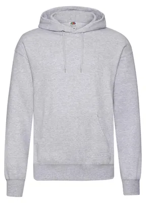 Produktbild von Fruit of the Loom - "Classic" Kapuzenpullover für Herren/Damen Uni LT2048 (5XL) (Grau meliert)