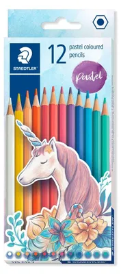 Image de Crayons de couleur 12 couleurs Pastel Staedtler