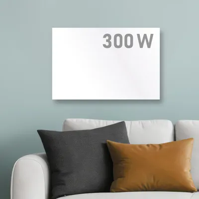 Produktbild von BRAST Infrarotheizung   300 Watt    Europe   Inkl. Wandhalterung   hoher Wirkungsgrad   Flexibler Einsatz   Ultraflache Bauweise   IP 300
