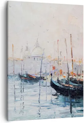 Produktbild von Bild auf Leinwand - Leinwandbild - Einteilig - Venedig Basilika - 50x70cm - Wand Bild - Wanddeko - Wandbilder - Leinwanddruck - Kunstdruck - Wanddekoration - Leinwand bilder - Wandbild - PA50x70-3662