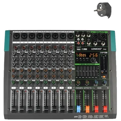 Obrázek produktu pro Mixér, připojení Bluetooth, 256 digitálních efektů, 8 kanálů EU STECKER