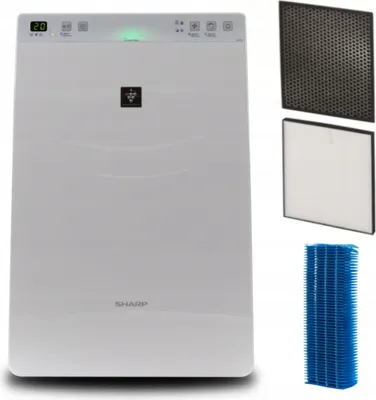 Produktbild von Sharp Kc-F32Eu-W 4-Stufiger Reiniger, Plasmacluster Und Befeuchter Für 21M2