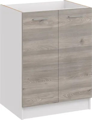 A studio shot of a kitchen cabinet.