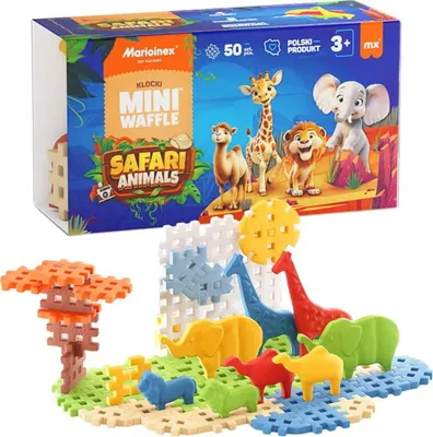 Produktbild von Mini Animals Safari Waffelblöcke 50 Stück 07092