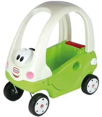 Obrázok produktu pre Little Tikes Grand Cozy Sport, 1,5 rok / roky, 4 koleso/kolesá, Plast, Zelená, Biela, Vyžadované batérie