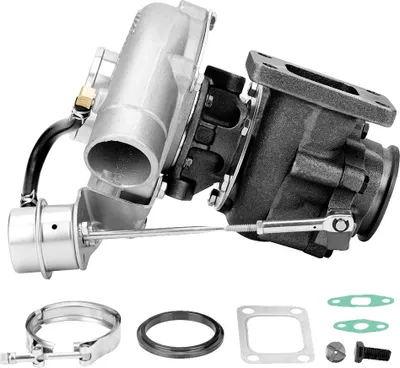 Productafbeelding van Turbocompressor, A/R .50, A/R .63, V-bandaansluiting, oliekoeling, hoge prestaties