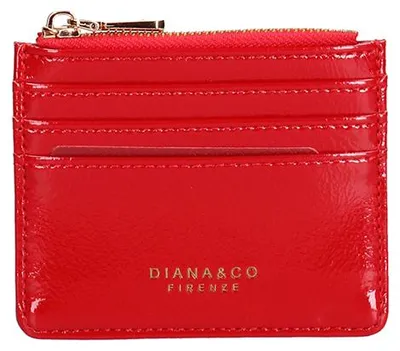 Immagine prodotto di Portafoglio da donna in ecopelle nera, con zip e scomparti per carte