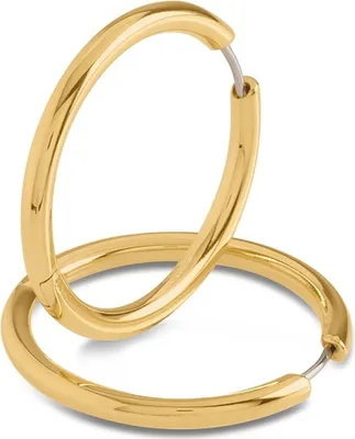 Produktbild von Boccia 05073-02 Titanium goudkleurige oorringen 31 mm