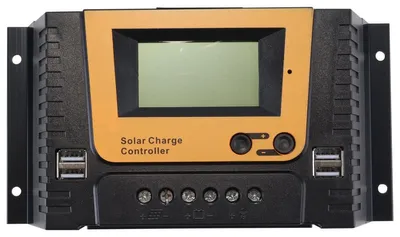40A Solar Laderegler mit LCD, Dual USB, 12V/24V/36V/48V