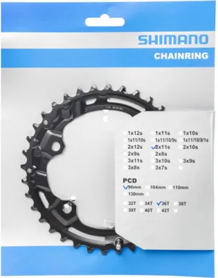 Zdjęcie produktu dla Shimano Blade 36T 11V DEORE FC-M5100 96 64 mm Y0LB98010