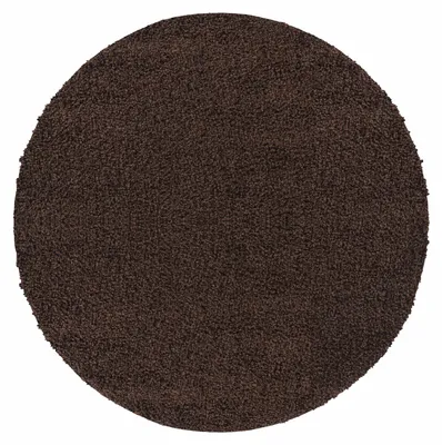 Produktbild von Carpetsale24 Hochflor Teppich Uni Einfarbig Modern Shaggy Teppich Wohnzimmer Flauschig Weich Preishammer, Grösse: 80 cm Rund