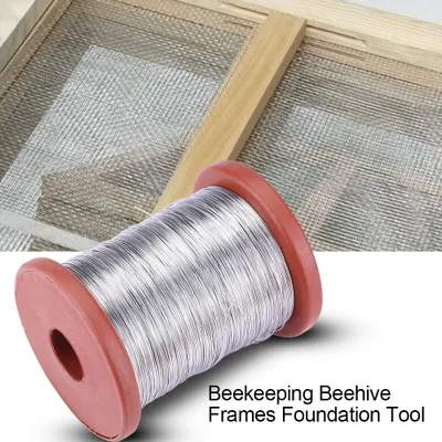 Produktbild von Imkereidraht, Bienenstockdraht, Bienenstockrahmendraht, Werkzeug für Bienenstockrahmen, Werkzeug für Rähmchengründung