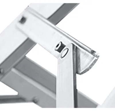 Image de Zarges klappbares Arbeitspodest Seventec BP (2 x 3 Stufen, beidseitig begehbar)