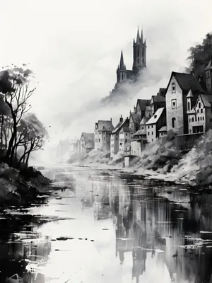 Produktbild von Poster 30x40cm Nebelreflexion