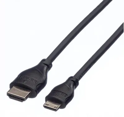 Produktbild von Roline 11.04.5568 HDMI-Kabel High Speed mit Ethernet Mini HDMI