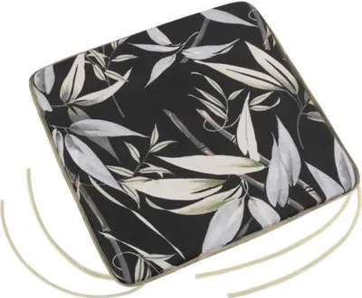 Immagine prodotto di Cuscino di seduta EMA liscio - 40x40 cm - Nero,Grigio