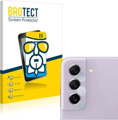Produktbild von BROTECT Schutzglas für Samsung Galaxy S21 FE 5G (NUR Kameraschutz) Schutzfolie Panzer Folie Glas Display Schutz klar