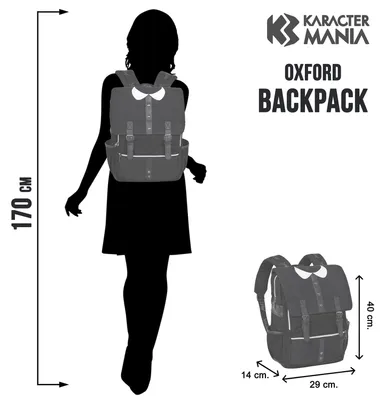 Immagine prodotto di Zaino Wednesday Varsity 40 cm