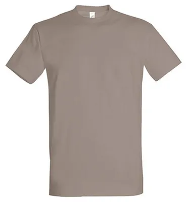 Imagen del producto de SOLS - Camiseta "Imperial" uni para hombre/mujer, confeccionada en algodón ring-spun LT2562 (talla XXL), color gris claro, diseño de un solo color