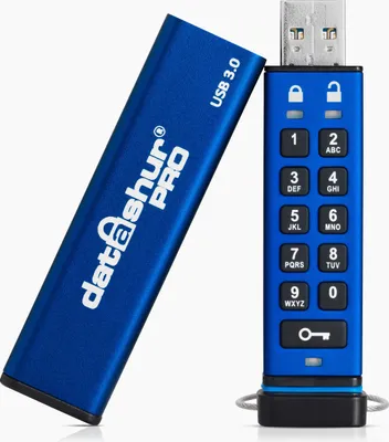 Produktbild von iStorage datAshur PRO 8 GB - Verschlüsselter USB-Speicherstick Passwortgeschützt