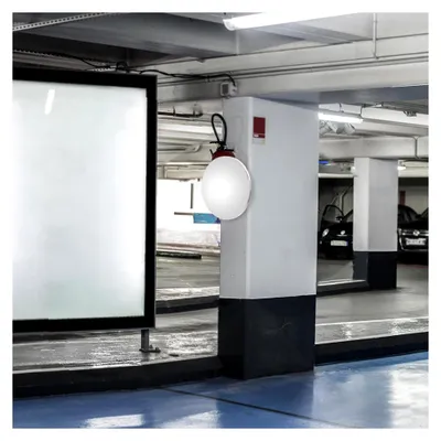 Produktbild von Konvexer Sicherheitsaußenspiegel 30cm Runder Weitwinkelspiegel für Garagen und Verkehrssicherheit